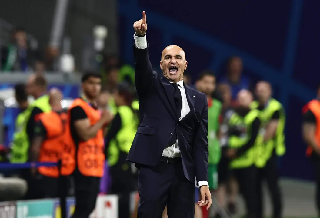El seleccionador de Portugal, el espa&ntilde;ol Roberto Mart&iacute;nez en la UEFA EURO 2024. EFE/EPA/ANNA SZILAGYI