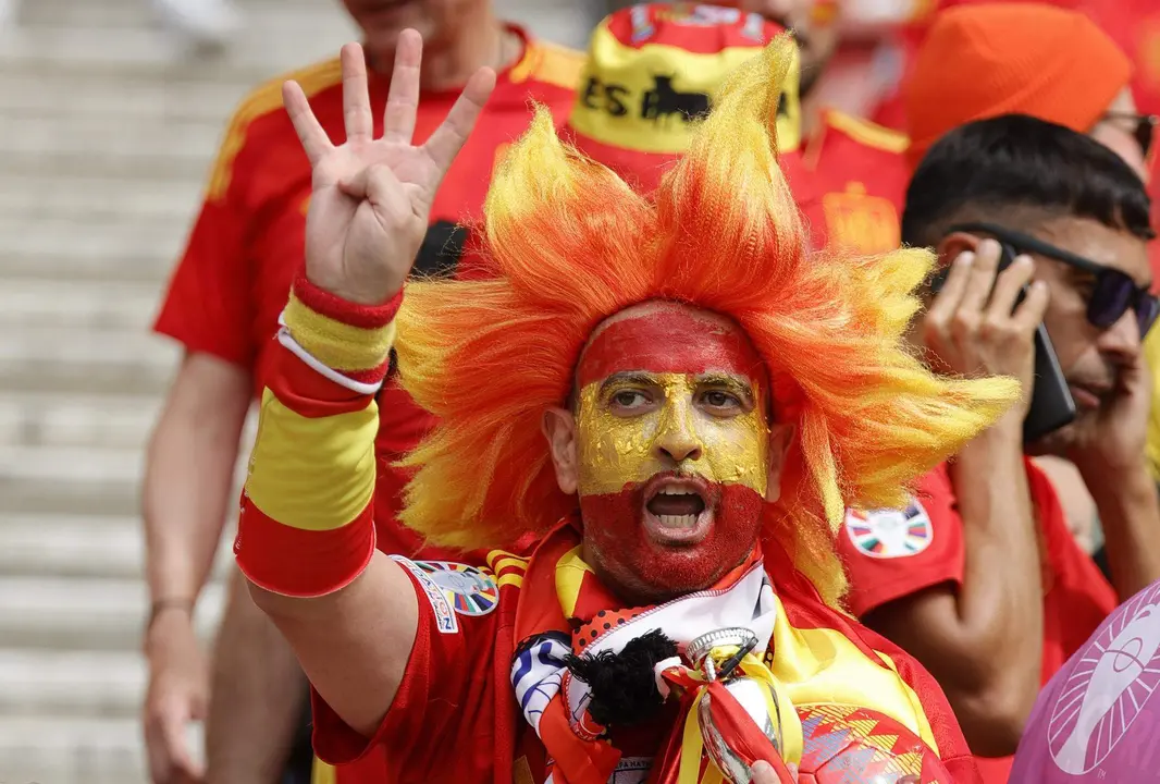 Los espa&ntilde;oles en Stuttgart antes de los cuartos de final. EFE/EPA/RONALD WITTEK