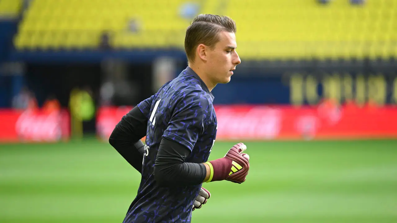 Andriy Lunin, en una foto de archivo. EFE/ Andreu Esteban