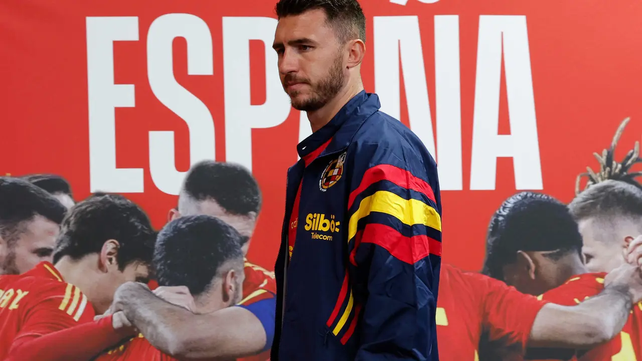 El defensa de la selecci&oacute;n masculina de f&uacute;tbol Aymeric Laporte en foto de archivo de J.J. Guill&eacute;n . EFE