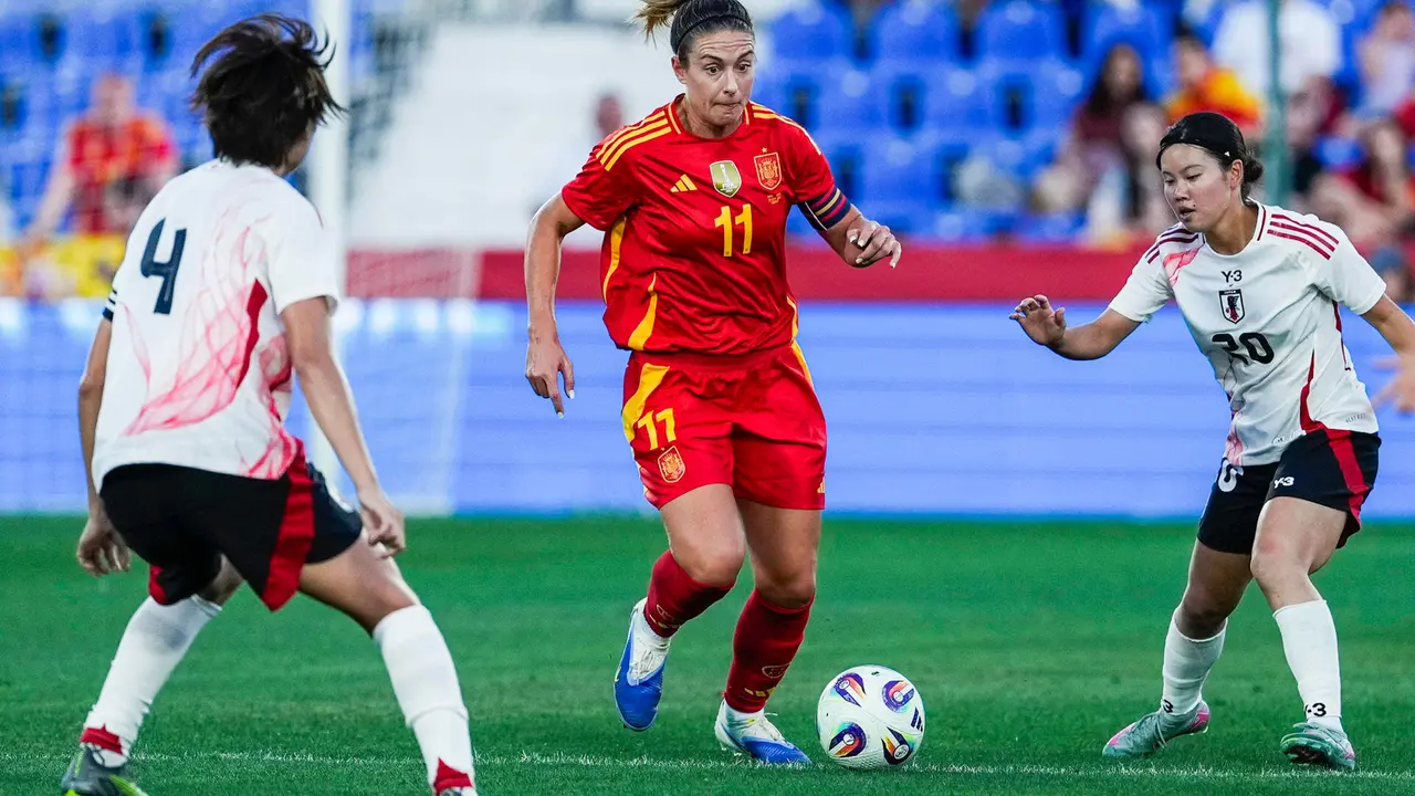 La jugadora de Espa&ntilde;a Alexia Putellas. EFE/ Borja Sanchez-trillo
